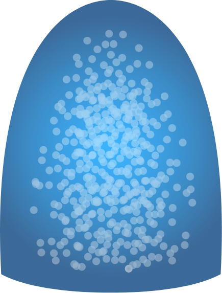 Cyclosporine embedded in nanodroplets